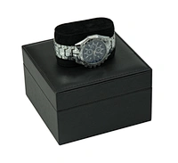 Black Leather Watch Box